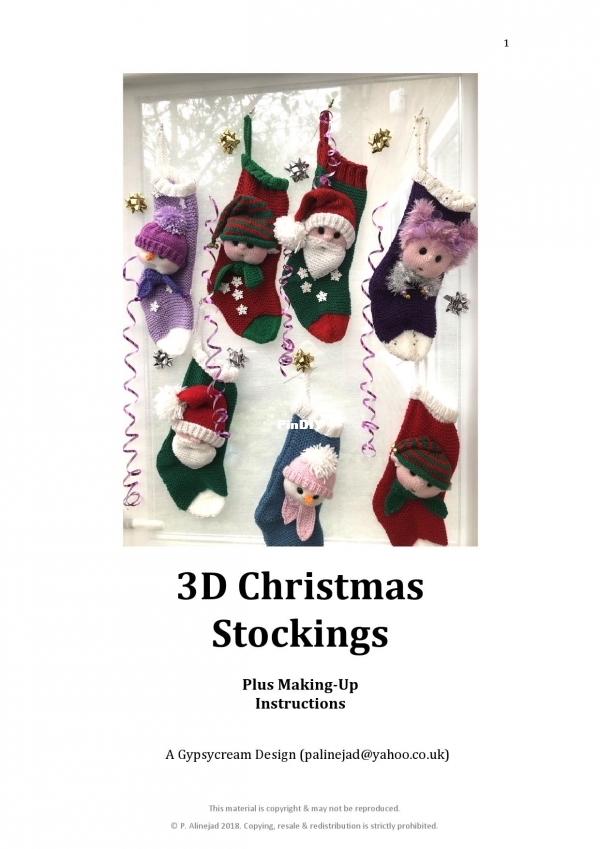 3d christmas stocking