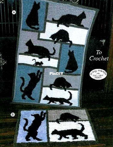 Mary Maxim - 2094 - Cat Silhouette Afghan (c)0001.jpg