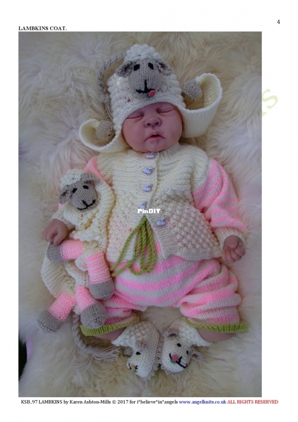 I Believe in Angels #97 Lambkins (4 piece outit &amp; lamb snuggly toy)_000004.jpg