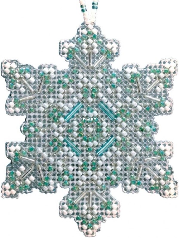 Beaded Holiday  MH21-2015 - Aqua Mist Snowflake.jpg