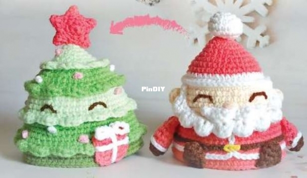 Reversable x-mas tree and Santa