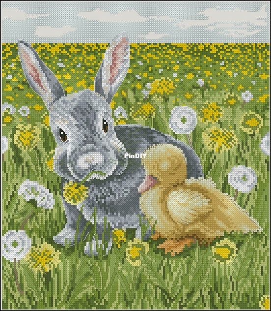Jenny Barton - Rabbit and Duckling - CSG 155 XSD.jpg