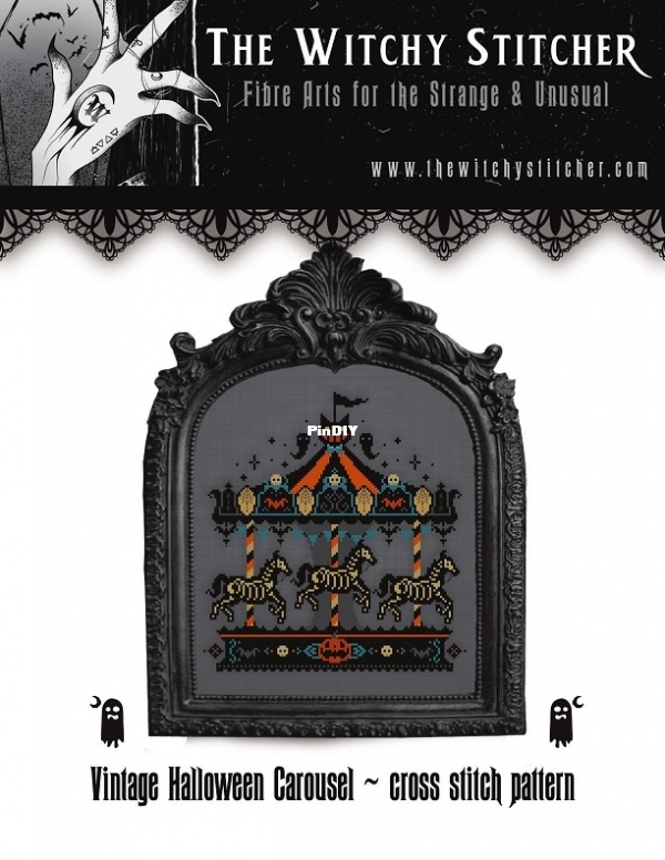 The Witchy Stitcher - Vintage Halloween Carousel.jpg