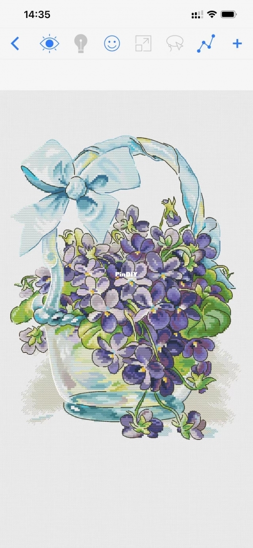 Basket Of Violets by Irina Zagorodskaya1.jpg
