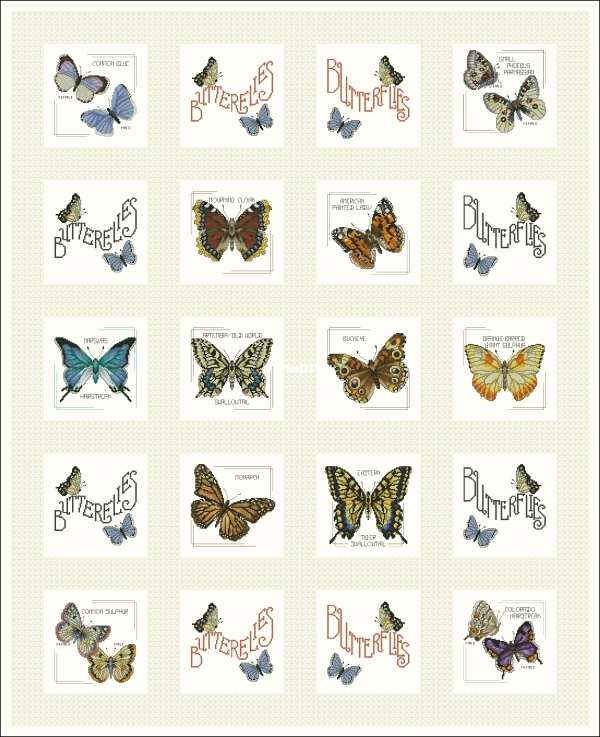 Book 510 Butterflies Collectors&#039;  Afghan.jpg
