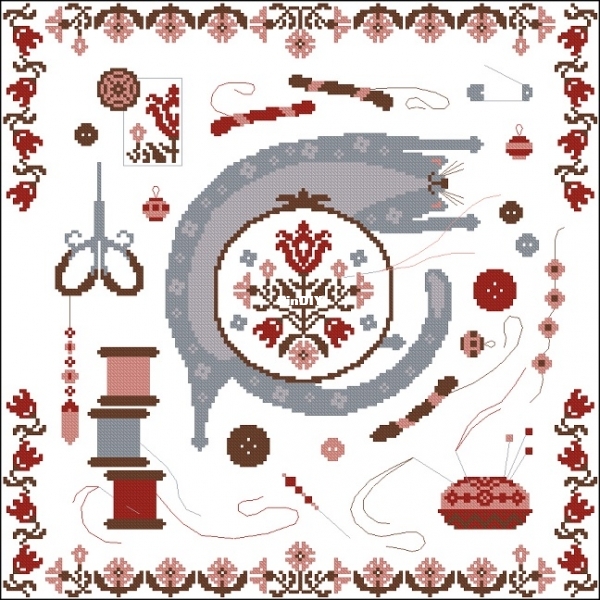 Owl Forest Embroidery - The Cat and the Needlework XSD.jpg