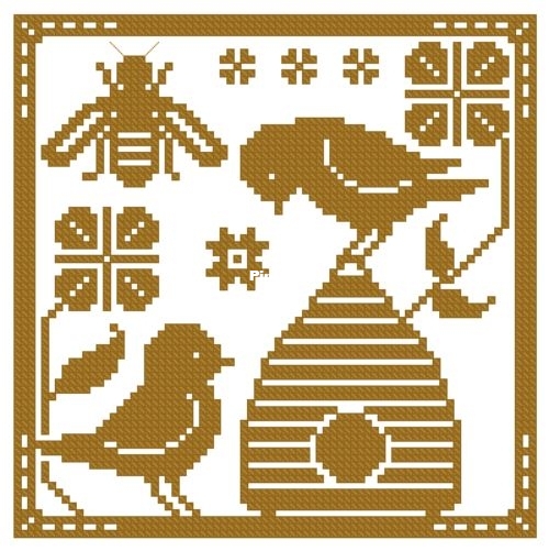 Luminous Fiber Arts - Gathering Honey.JPG