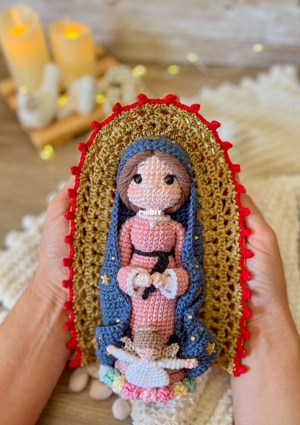 Encantarte Croche - Edna Alcantara - Virgem de Guadalupe - Portuguese