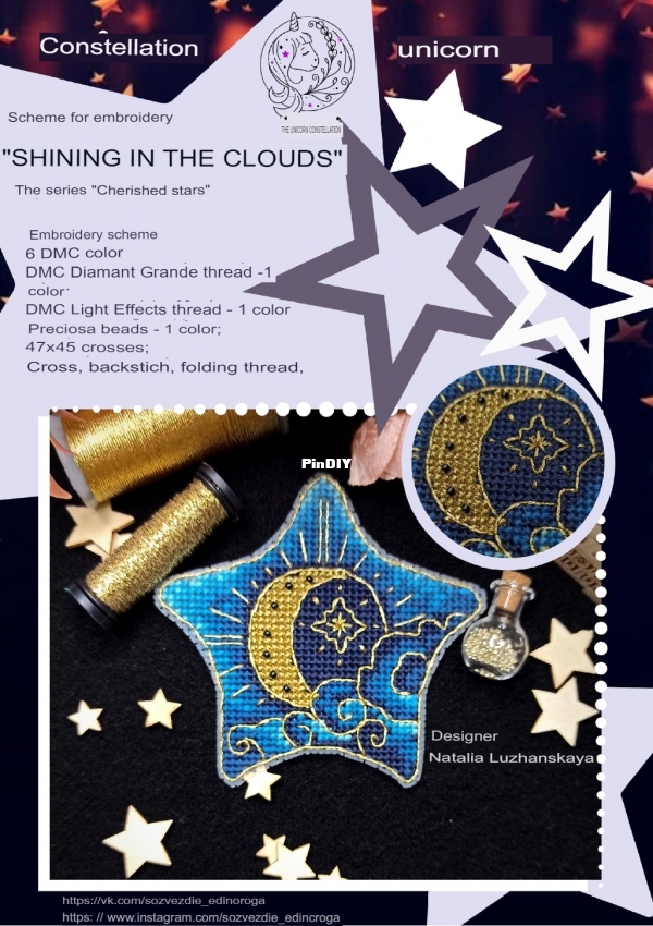 Shining In The Clouds Ornament Unicorn Constellation Cherished Stars Series Nata.jpg