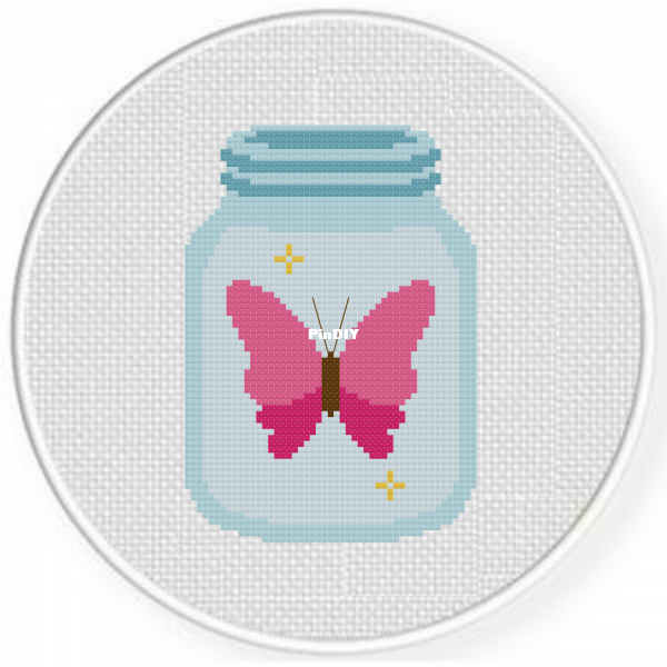 Pink Butterfly in a Jar.png