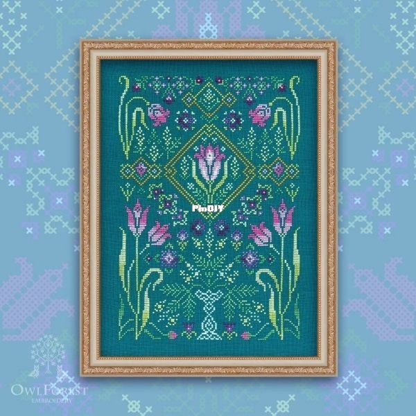 OwlForest Embroidery - 0180-T-E - Tulips.jpg
