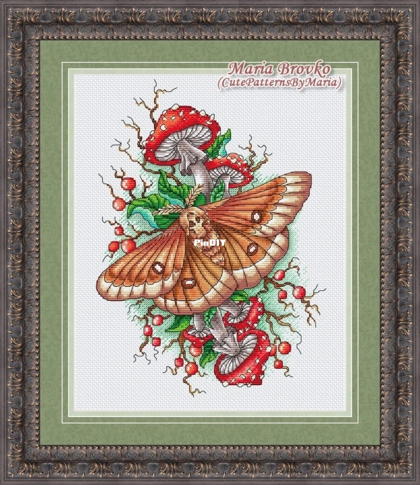 Deaths-head Hawkmoth and Fly Agaric.jpg