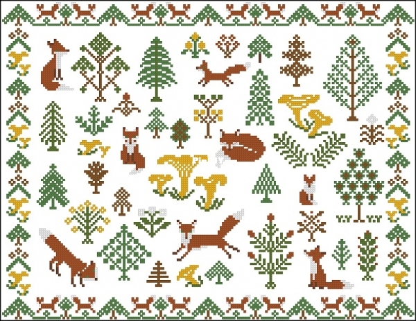 OwlForest Embroidery 0044-LL Fox Forest XSD.jpg