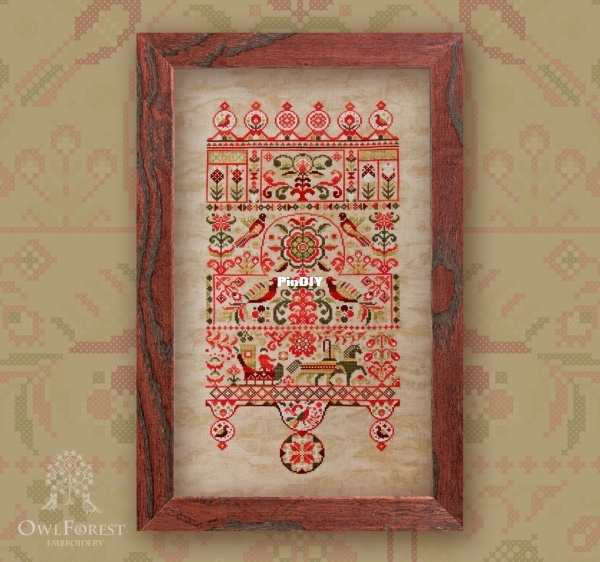OwlForest Embroidery OK Painted Distaft 0042-PR-E.jpg