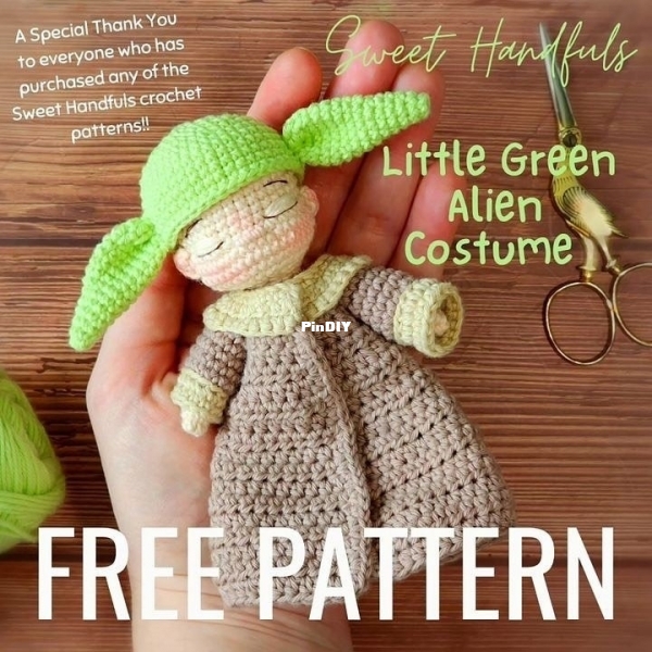 Mushrooms and Meadows Sweet Handfuls Little Green Alien Costume 1.jpg