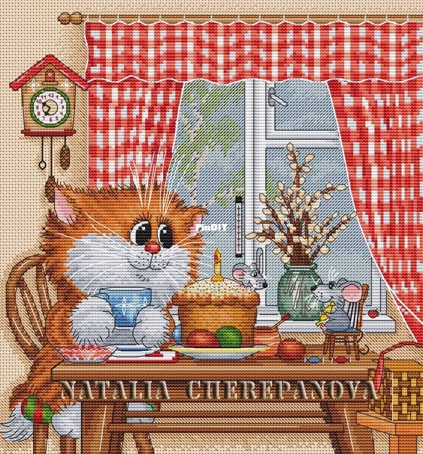 Кот - апрель (по карт. Алексея Долотова).jpg