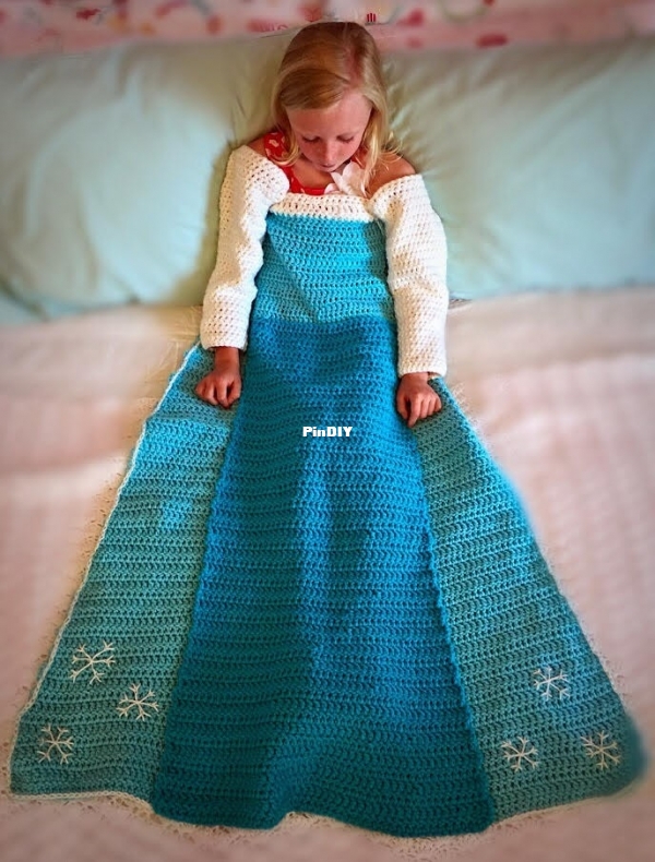 Sarah Beths Boutique - Sarah Buckhouse - Ice Princess Crochet Blanket - English