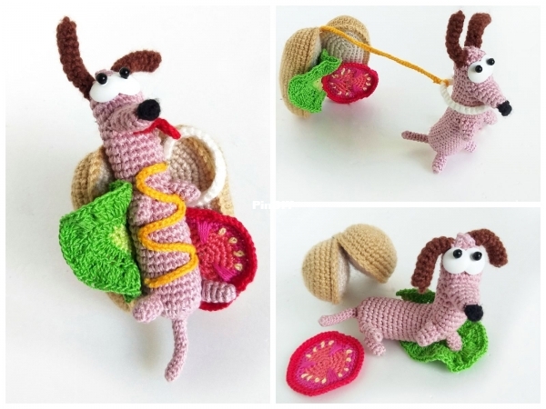 Crochet fantasy - Galina Pisarenko - Joke hot dog amigurumi.jpg