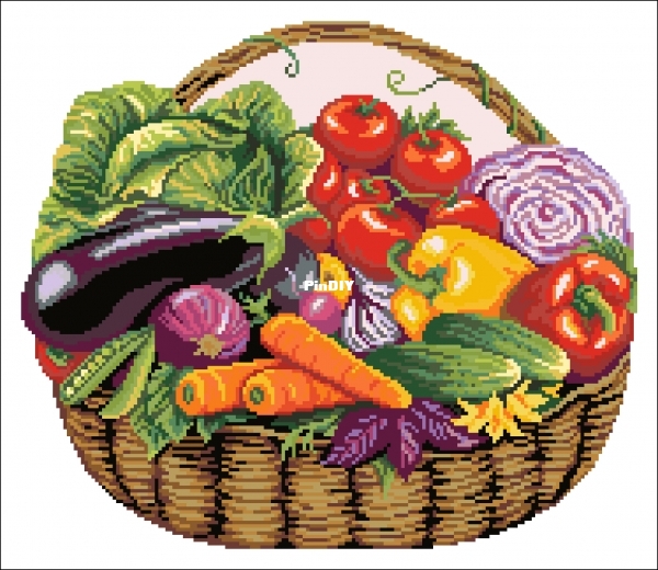 Panna PD-7012 Pillow Vegetable basket-DMC.jpg