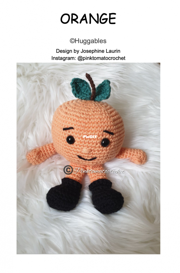 Pink Tomato Crochet - Josephine Laurin - Orange Huggables.png