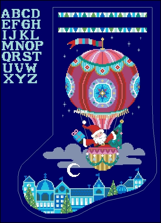 Sky High Santa Stocking XSD.jpg