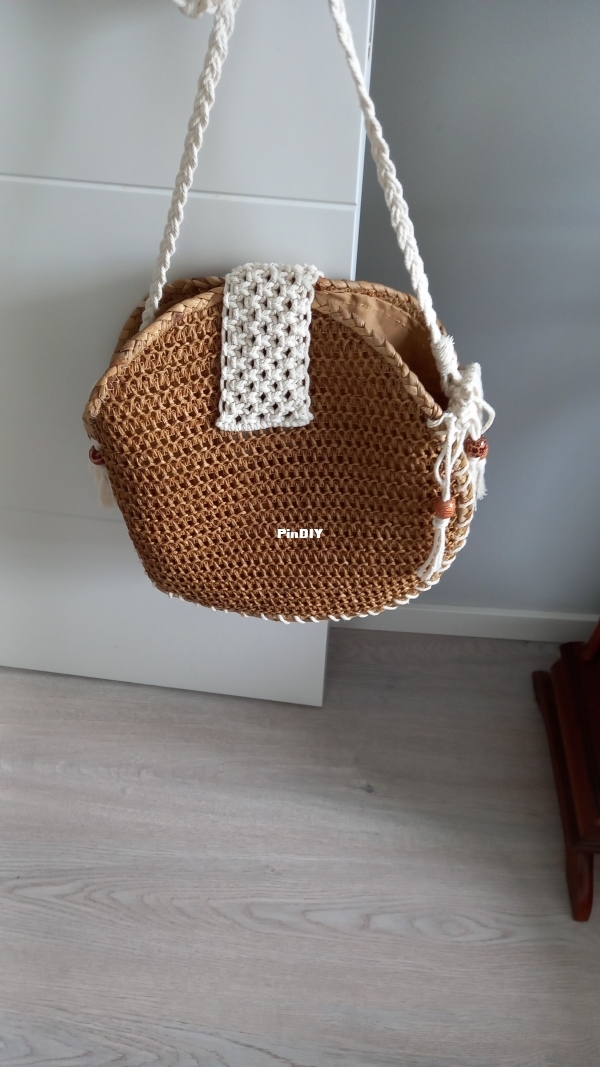 Tote bag macramé