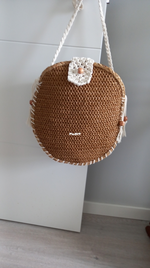 Tote bag macramé