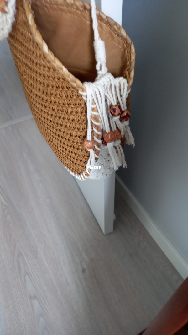 Tote bag macramé