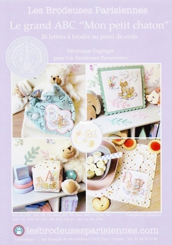 Les Brodeuses Parisiennes LBP - Le Grand ABC Mon Petit Chaton by Veronique Enginger.jpg
