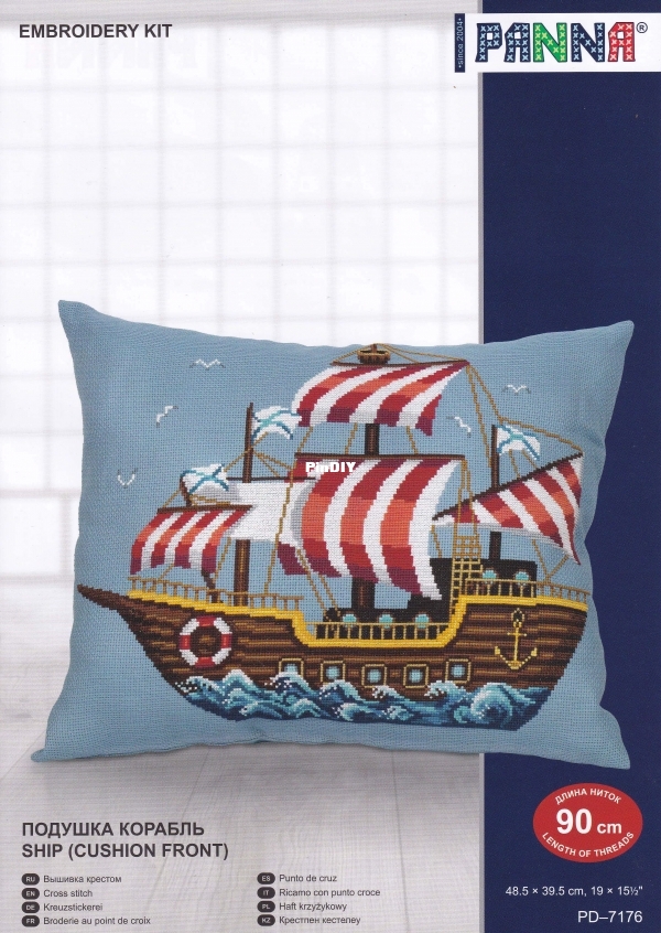 Панна PD-7176 Подушка Корабль.jpg
