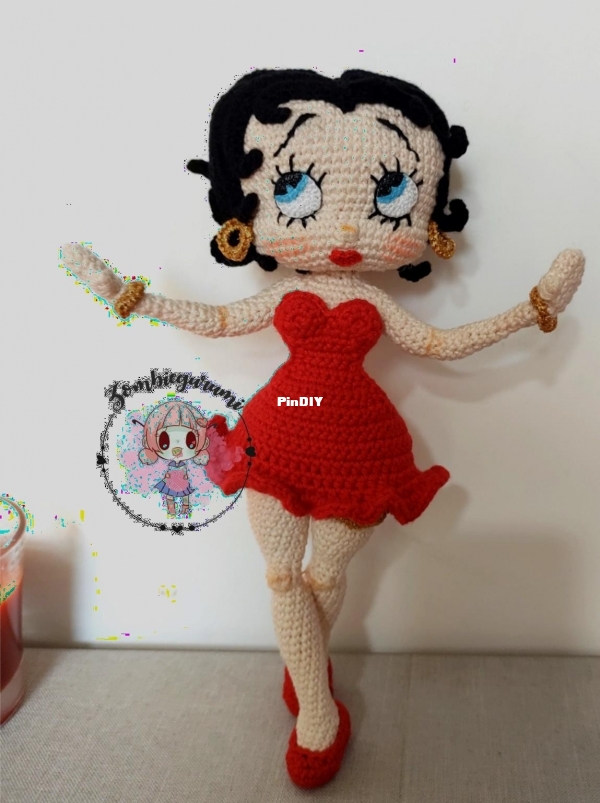 Zombiegurumi - Luisa Contreras - Betty Boop - Spanish