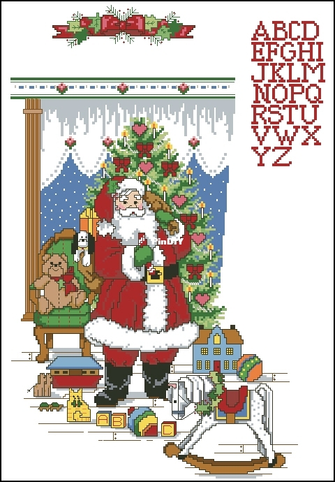 Victorian Christmas Stocking XSD JPG.jpg