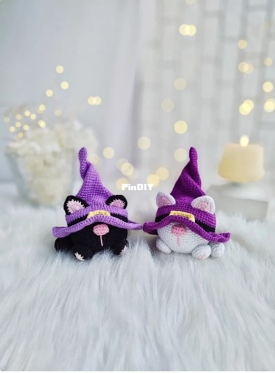 mamavyaz- Olga Vasileva-halloween Cats Gnome