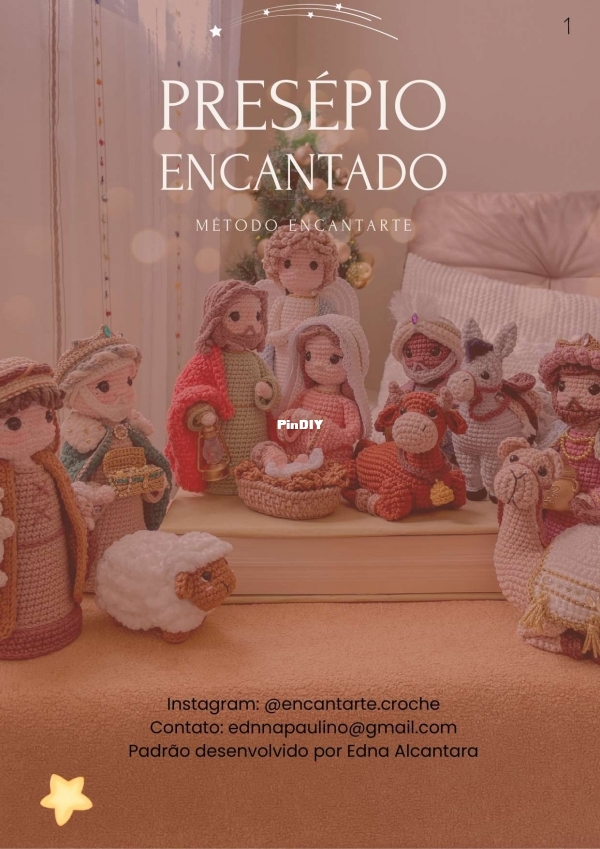 Encantarte Croche - Edna Paulino de Alcantara - Presepio Encatado - Portuguese