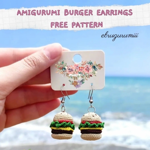 Ebrugurumiii Burger Earrings 1.jpeg