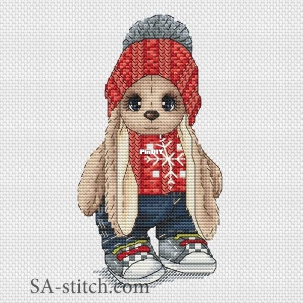 Bunny in a sweater by Svetlana Sichkar orig.jpg