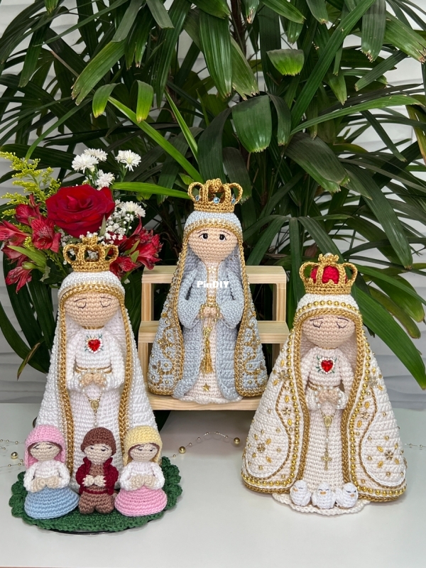 Crochê by Lô - Lorena Silva - Nossa Senhora de Fatima 3 modelos - Portuguese.jpg