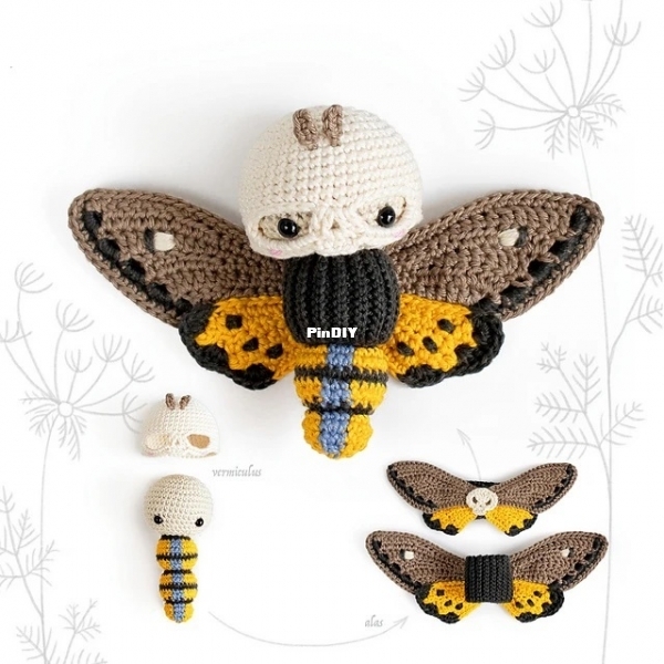 Lalylala - Lydia Tresselt - Deaths Head Hawk Moth.jpg