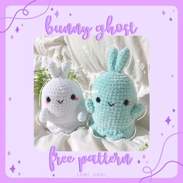 Sami dami bunny ghost free pattern 
