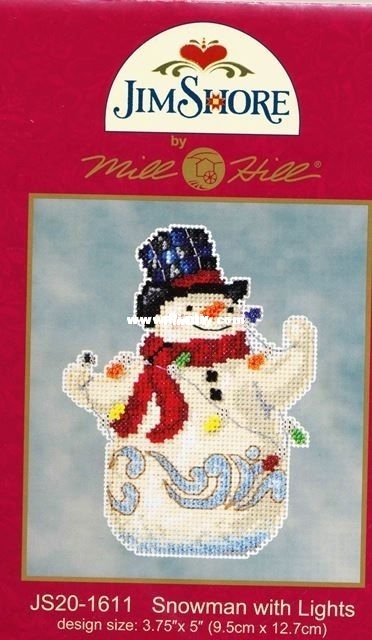 Mill Hill JS20-1611 Jim Shore - Snowman with Lights.jpg