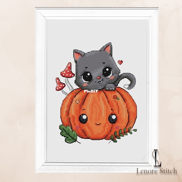 Lenore Stitch - The Cat on a Pumpkin -1.jpg