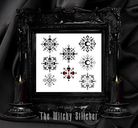 Gothic Snowflake Set.jpg