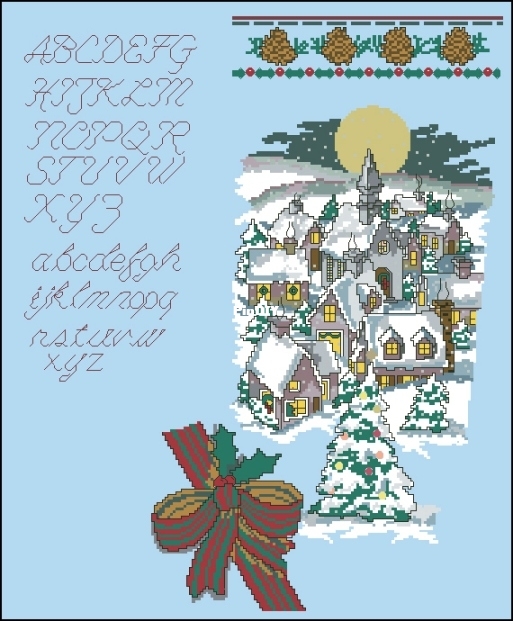 Christmas Time In The Village Stocking XSD JPG.jpg
