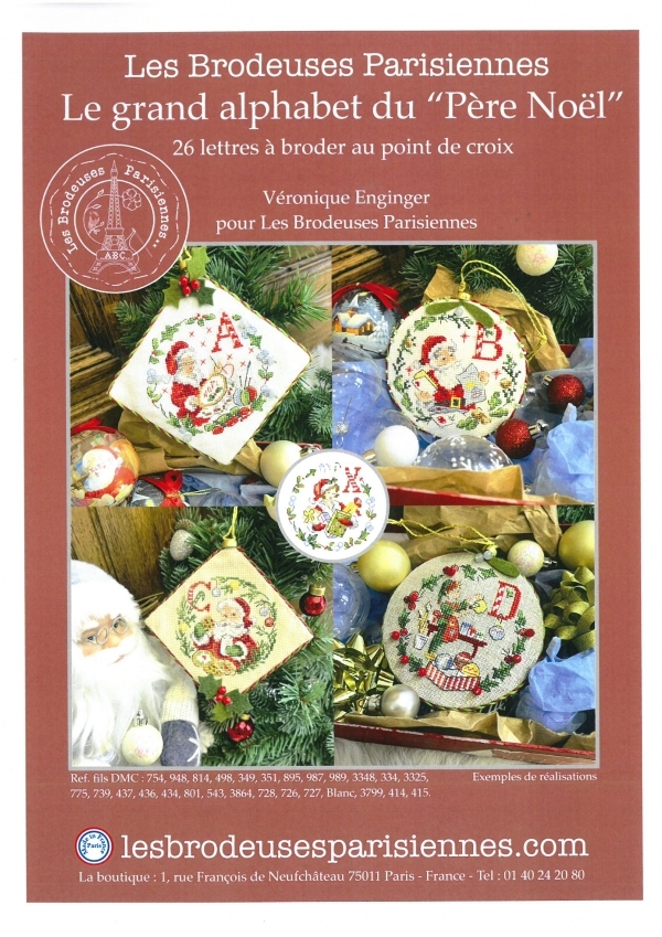 Les Brodeuses Parisiennes Le Grand alphabet du Pere Noel.jpg