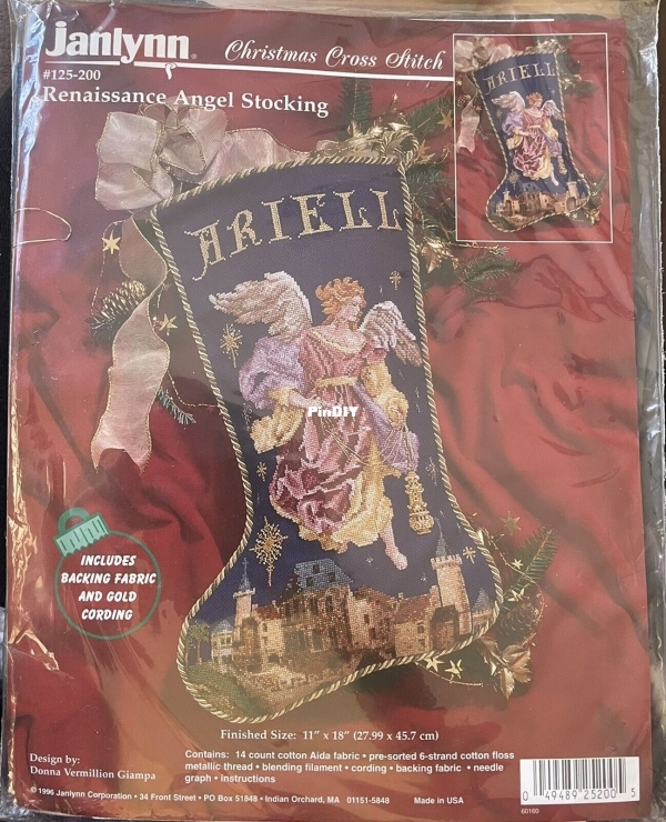 Janlynn 125-200 Renaissance Angel Stocking_1.jpg