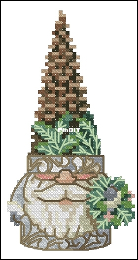 Jim Shore - JS20-2315 - Pinecone Gnome by Mill Hill1.jpg