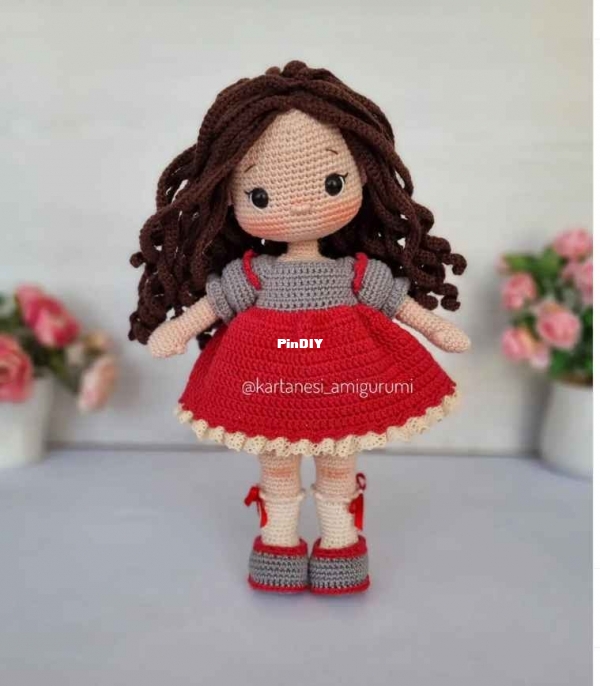Kartanesi Amigurumi - Çiğdem Erdoğan - Candy Doll - Baby Lily 28 cm - Português