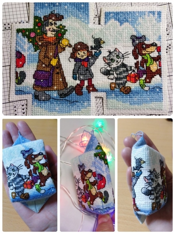 Exampple of a finished ornament