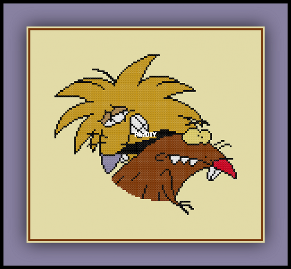 Cross Stitch Quest - Angry Beavers.png