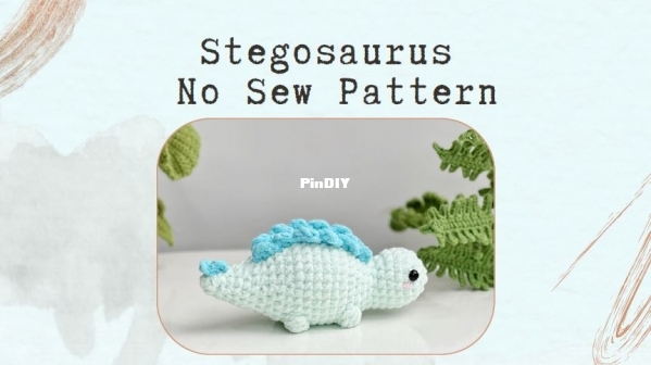 Kein Maker - Kein T. - No Sew Stegosaurus Dinosaur